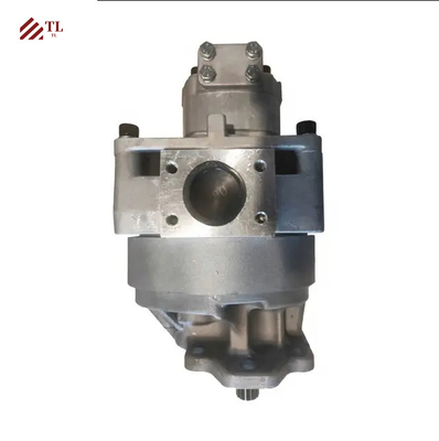 K5v200 แบ่งพลังงาน ปั๊มเกียร์ไฮดรอลิกสําหรับ Komatsu WA450-3A/WA470-3 เครื่องบรรทุกล้อ