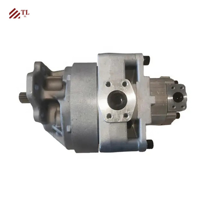 K5v200 แบ่งพลังงาน ปั๊มเกียร์ไฮดรอลิกสําหรับ Komatsu WA450-3A/WA470-3 เครื่องบรรทุกล้อ
