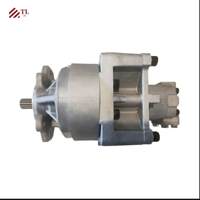 K5v200 แบ่งพลังงาน ปั๊มเกียร์ไฮดรอลิกสําหรับ Komatsu WA450-3A/WA470-3 เครื่องบรรทุกล้อ